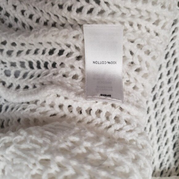 Free Press Sweater Womens Large White Pullover Long Sleeve - Picture 5 of 10